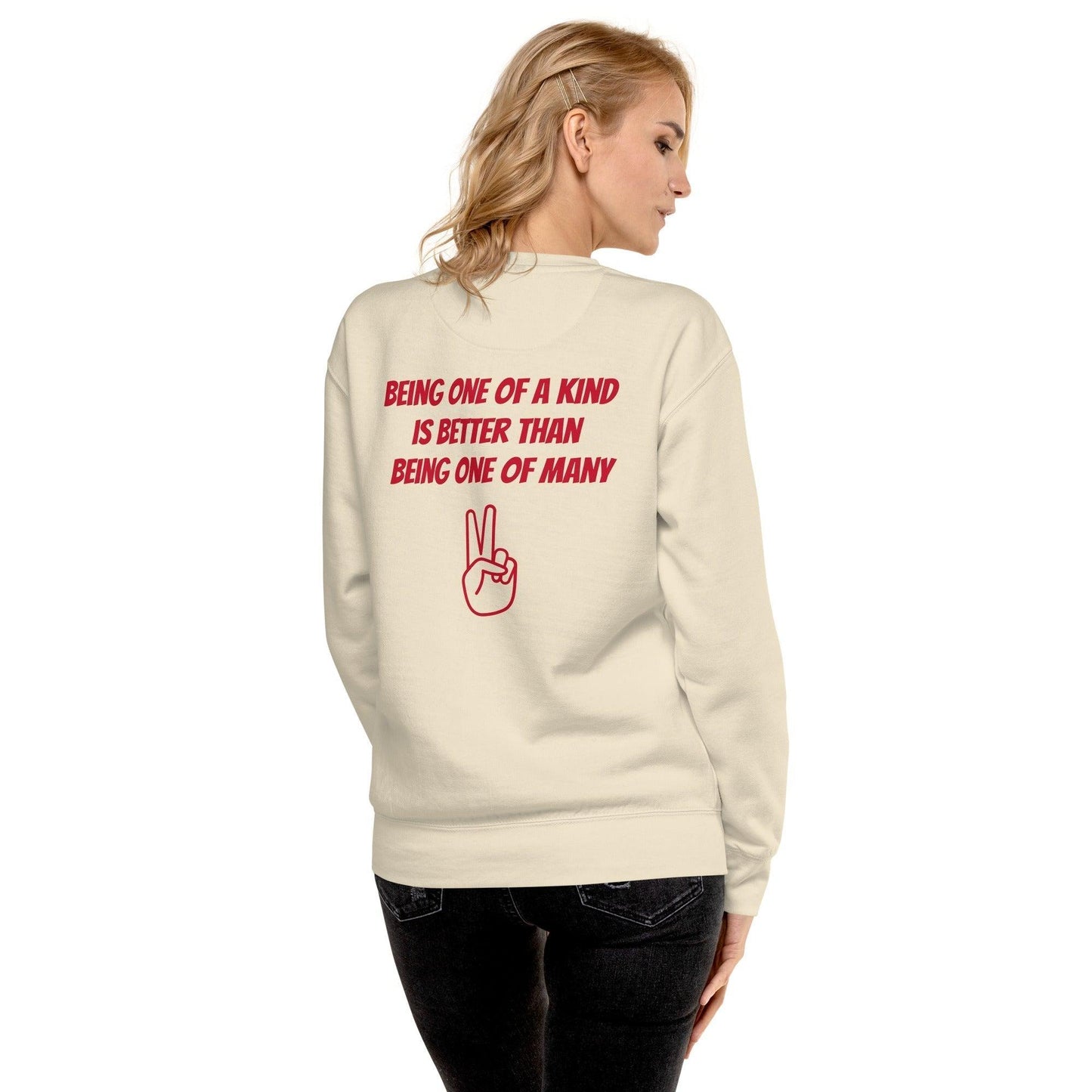 Stand Out in Style: 'Weird' Premium Unisex Sweatshirt - 1-The Fashionista