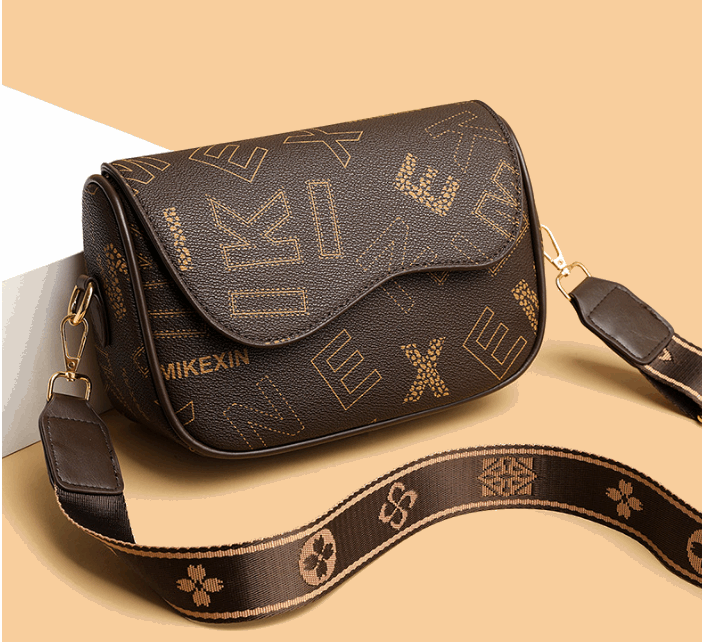 crossbody fashion letter print texture bag for women - The Fashionista
