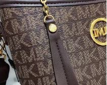 2024 Trendy Branded Leather Crossbody Chain Bag 2-piece set - 1-The Fashionista 
