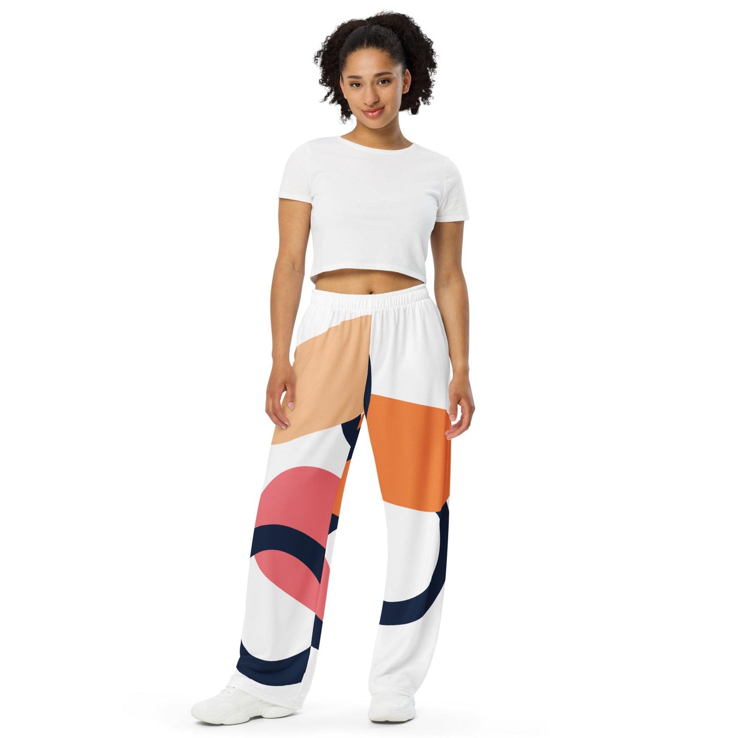All-over print women leg pants - 2-The Fashionista