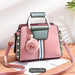 Color Contrast Crossbody Bag, Women's Faux Pearl Decor Handbag -1- The Fashionista 