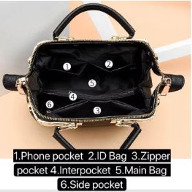 Fashion Handbag Stylish Messenger, Boston Shoulder Bag for Women - 4-The Fashionista 