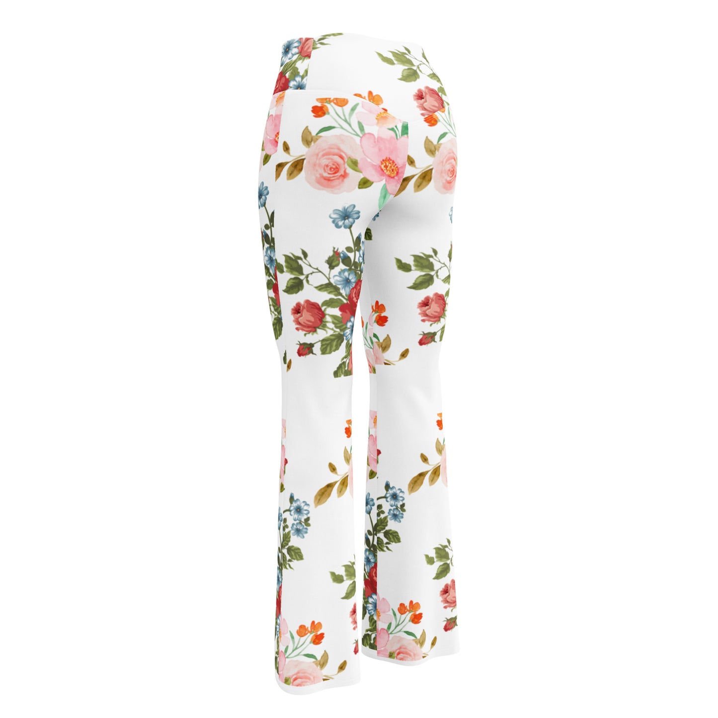Floral Flare Women leggings - 1-The Fashionista