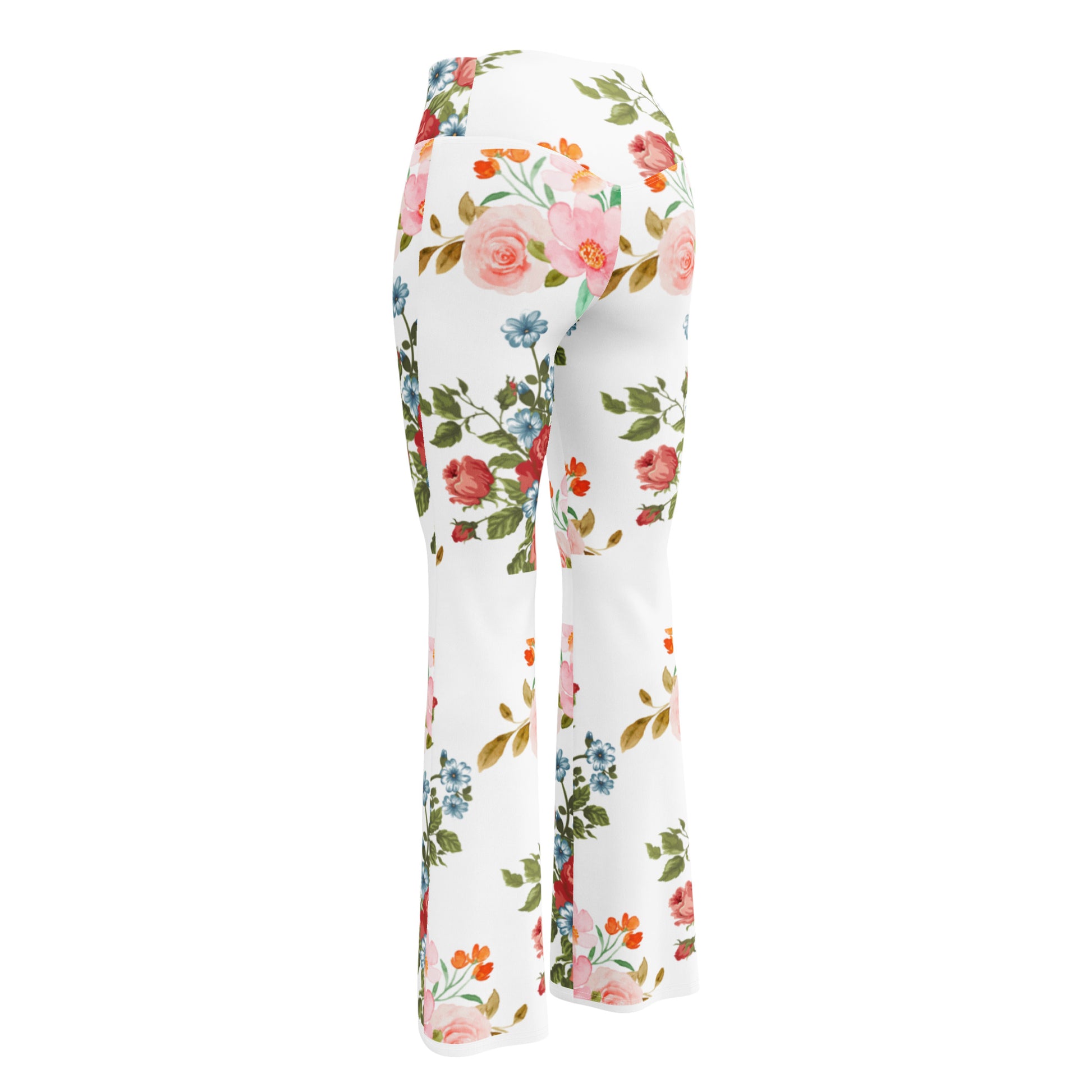 Floral Flare Women leggings - 1-The Fashionista