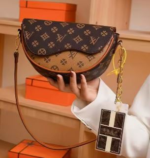 Hot Designer Leather Crossbody Underarm Saddle Bag - 8-The Fashionista 
