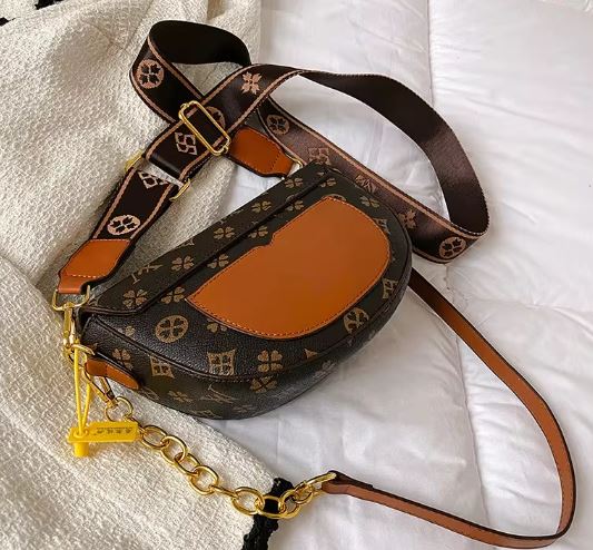 Hot Designer Leather Crossbody Underarm Saddle Bag - 6-The Fashionista 