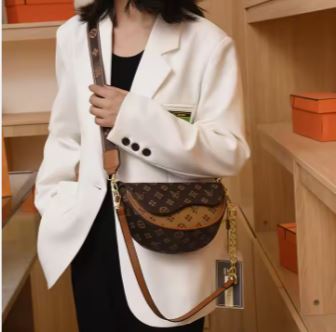 Hot Designer Leather Crossbody Underarm Saddle Bag - 1-The Fashionista 