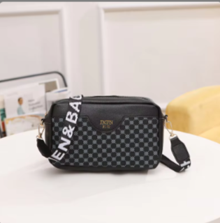 Ladies Bag Flower Small Square Bag Letter Weaving Strap Cross Shoulder Bag - The Fashionista 