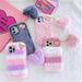 Luxury Love Heart Key Chain Fur Hair Plush Soft Phone Case - The Fashionista