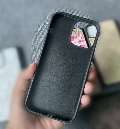 Luxury Plaid Printed Branded Leather Mobile Phone Case - The Fashionista 