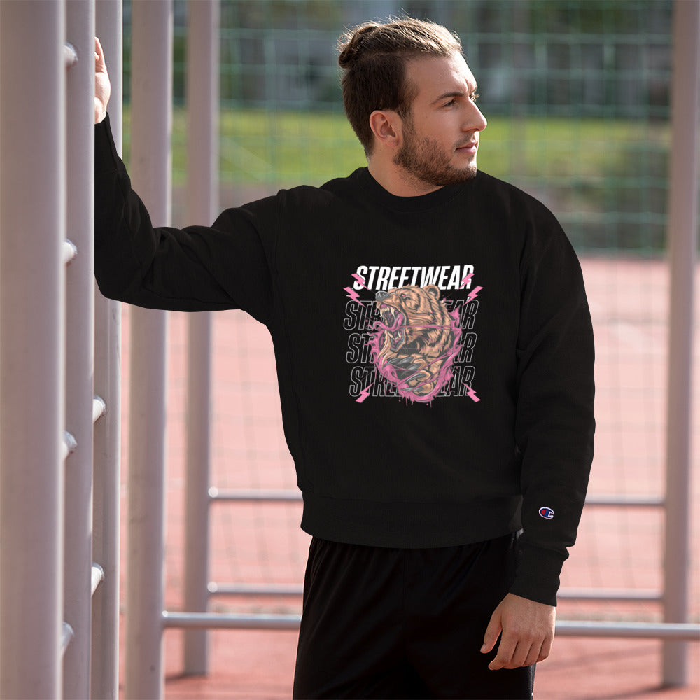 Savage Roar- Streetwear Graphic Champion Sweatshirt - 5- The Fashionista