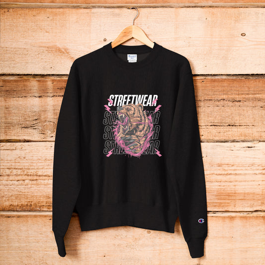 Savage Roar- Streetwear Graphic Champion Sweatshirt - 4-The Fashionista