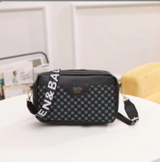 Ladies Bag Flower Small Square Bag Letter Weaving Strap Shoulder Bag