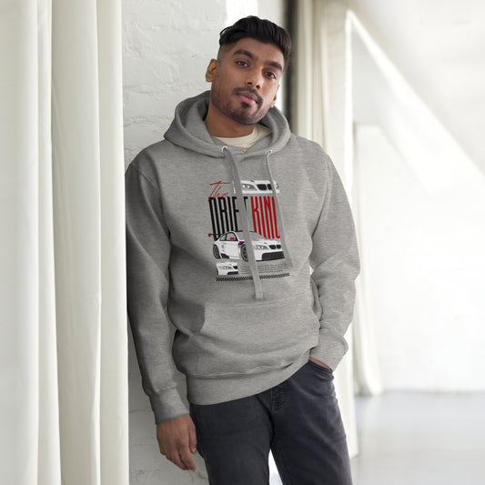 The Drift King Men's Hoodie- Racing Graphic Design - 5-The Fashionista