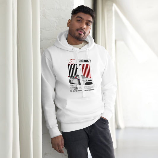 The Drift King Men's Hoodie- Racing Graphic Design - 1- The Fashionista
