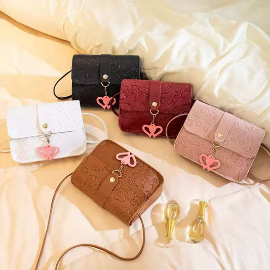 Top Fashion Embossed Small Square Bag New 2024 Ladies Messenger Bag - 2-The Fashionista 