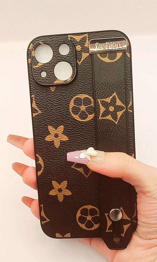 Trendy Designer Printed Wrist Strap Phone Case - The Fashionista