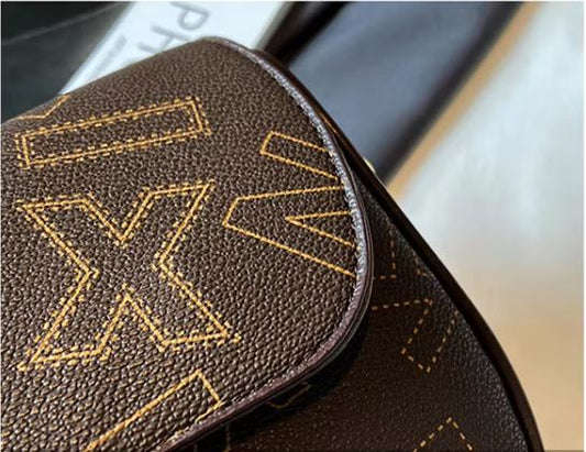 Crossbody fashion letter print texture bag for women - 6-The Fashionista 