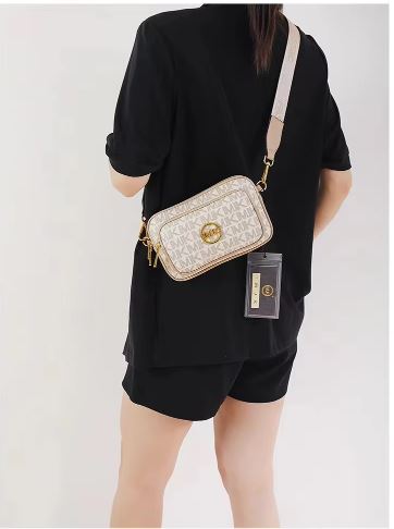 Summer High quality design double zipper Crossbody Bag