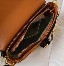 Hot Designer Leather Crossbody Underarm Saddle Bag