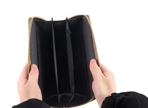 Large Capacity Zip Around Wallet Phone Holder Travel Purse